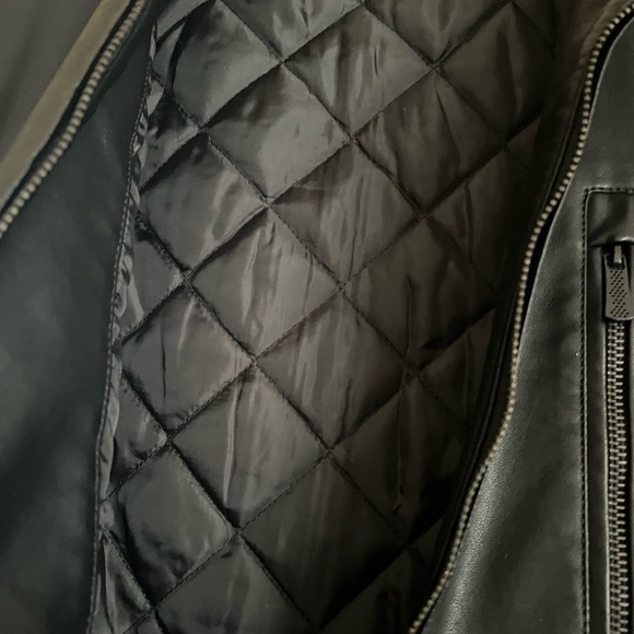 Mens pleather Jacket new with tags size XL - Picture 5 of 8